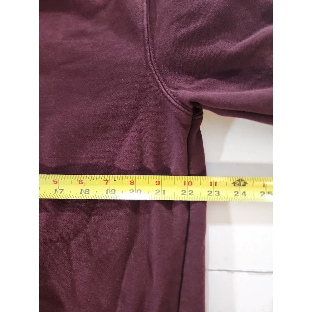 Carhartt Loose Fit Midweight Hoodie Mens Medium Port Burgundy‎ Sleeve Logo K288